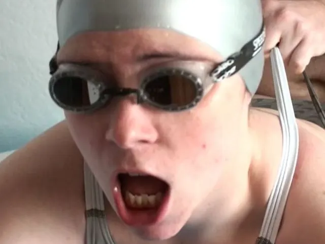 Blow and fuck the fastskin swimsuit bitch