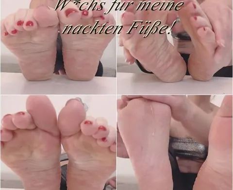 Wichs für meine nackten Füße