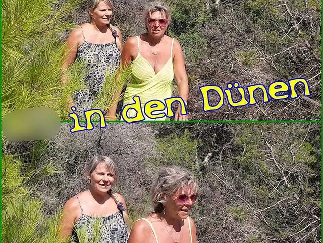 Pissen in den Dünen