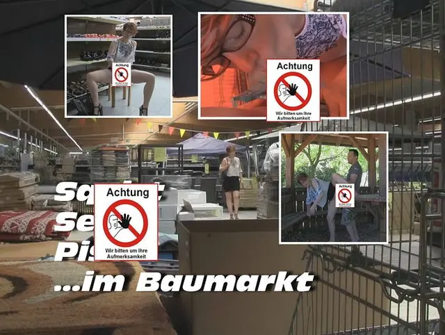 Dreist!  Fuck im Baumarkt