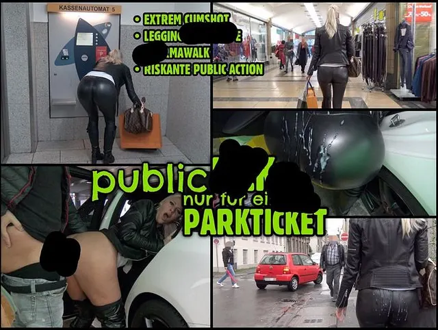 Public FICK für ein Parkticket | Riskanter SPERMAWALK