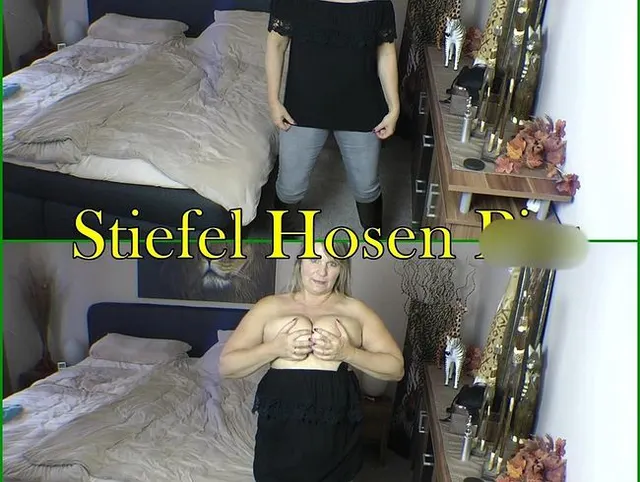 Stiefel Hosen Piss
