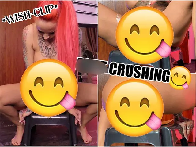 Butt Crushing !! Mein heißer Arsch crusht sahnige Törtchen !!