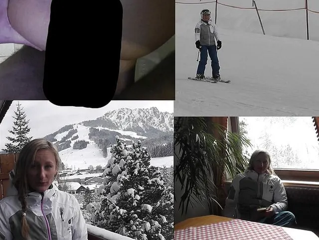 Auf der Skipiste angeschleppt!!