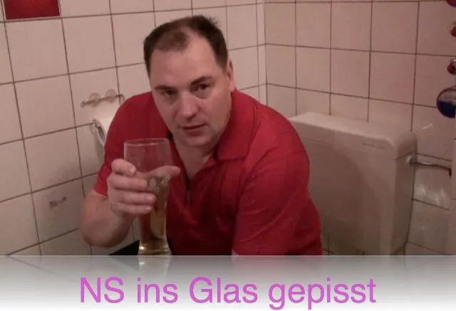 NS Sklaven ins Glas gepisst