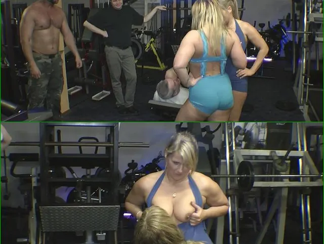 Fickerei im Fitness Studio.