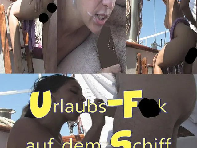 Urlaubs Fick auf dem Schiff