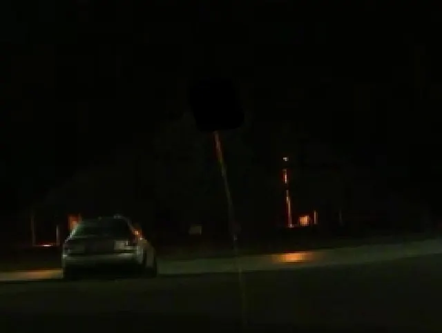 PISSEN am disco parkplatz