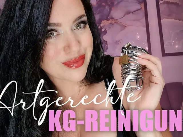Artgerechte KG-Reinigung