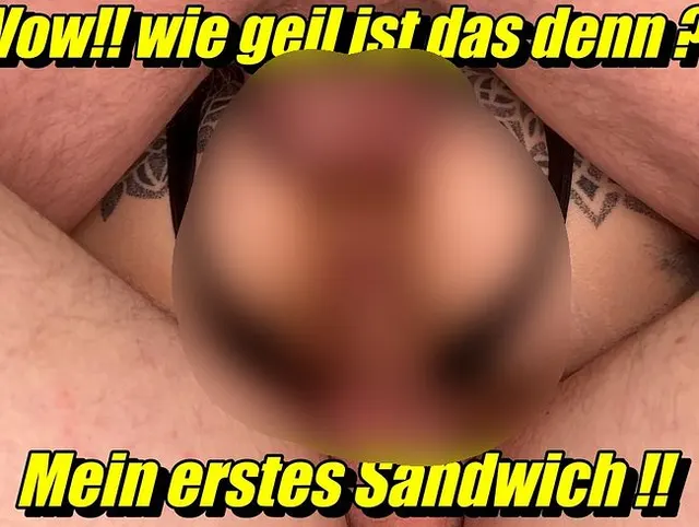 Wow wie geil ist das denn ?! Mein erstes Sandwich !!
