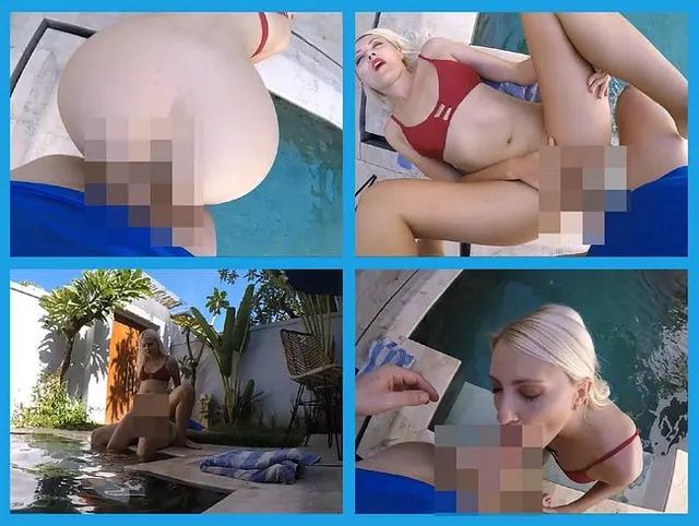 Geiler Urlaub: POV Sex am Pool Teil 2