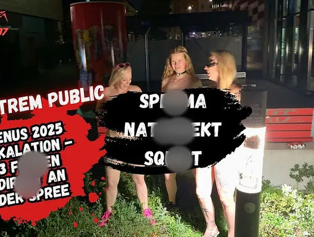 Nach Party Piss und Sperma eskalation direkt an der Spree!
