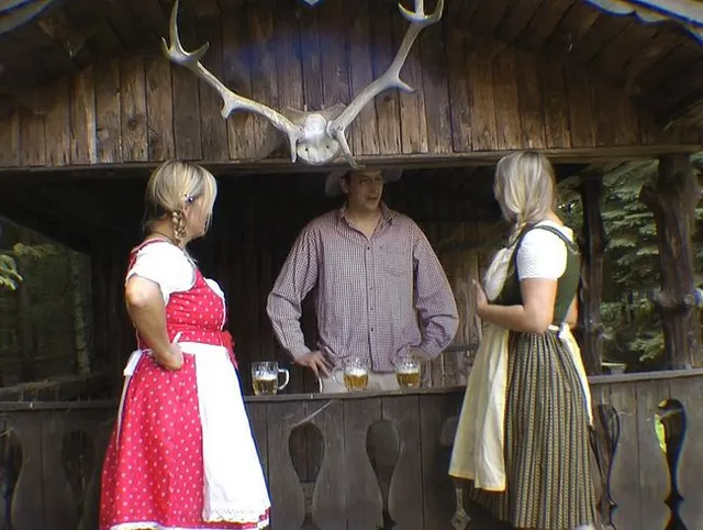 Blow Job im Dirndl