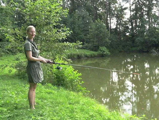 Quicki mit geiler Anglerin