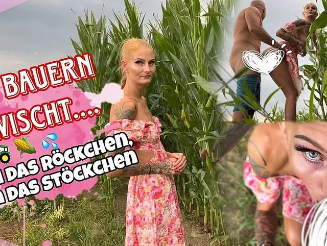 Vom Bauern erwischt... Hoch das Röckchen, rein das Stöckchen!