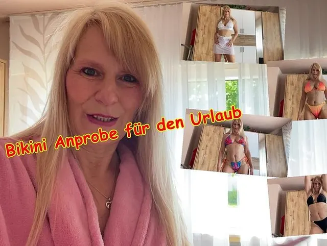 Bikini Anprobe für den Urlaub
