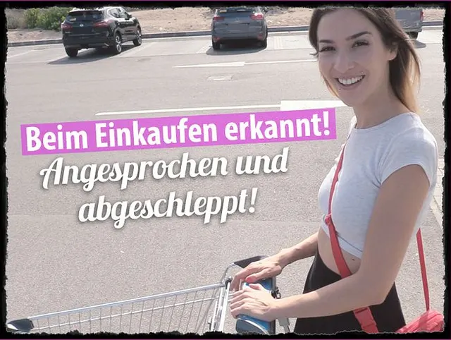 Beim Einkaufen erkannt, angesprochen und direkt gefickt!