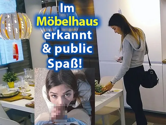 Im Möbelhaus von Fan ERKANNT und ihn direkt MEGA PUBLIC ENTSAFTET!