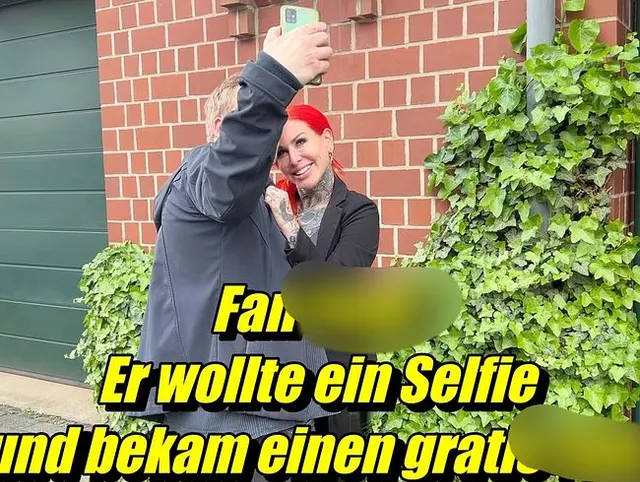 Fan Fick! Er wollte ein Selfie und bekam einen gratis Fick