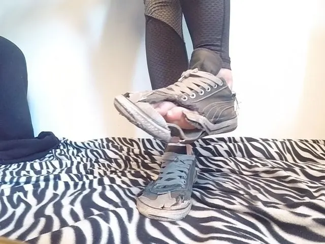 Veredelung zerstörter Schuhe