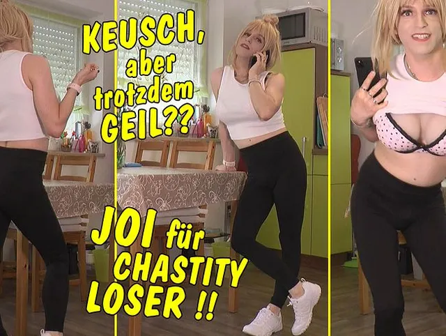 Keusch, aber trotzdem ständig geil?? Was soll ich nur mit dir machen?? (JOI mit ruiniertem Orgasmus)