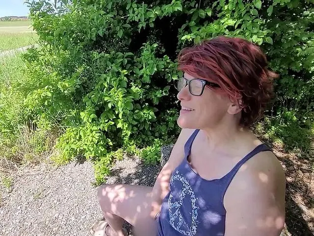 Outdoor Blasen und ein Quick Fick