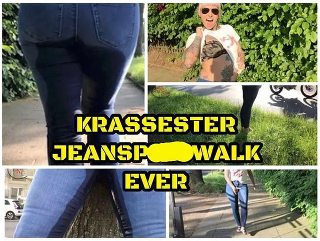 Krassester Jeanspisswalk ever
