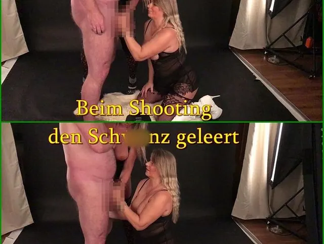 Beim Shooting den Schwanz geleert