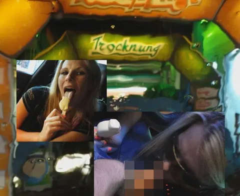 Spontaner Waschstraßen Blowjob