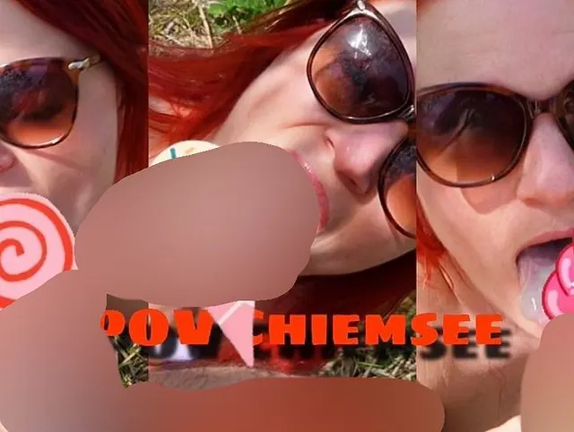 Public POV Chiemsee Blowjob! Spanner mit 21cm Prügel zerfickt mir mein Maul - brav geschluckt!
