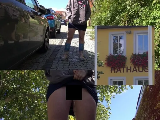 Dreist - Pissen am Rathaus