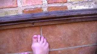 Alles nass gepisst