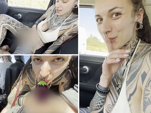 Krasseste Autofahrt meines Lebens! Sex während der Fahrt absolut public und dreist !!