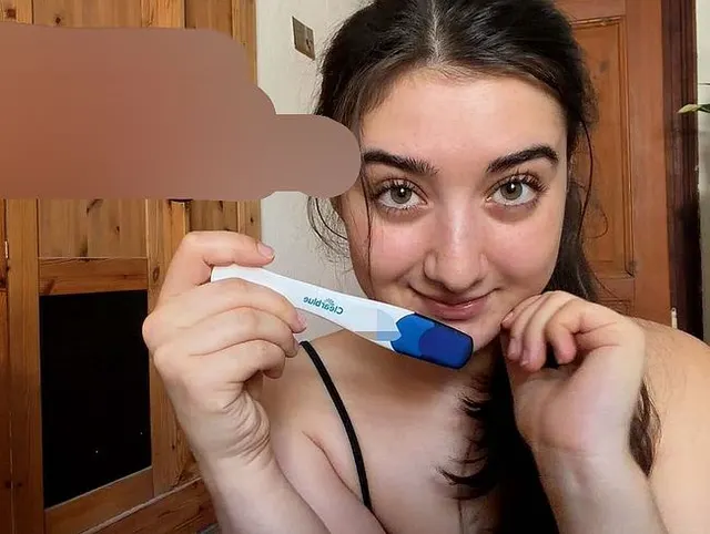 Bin ich zu weit gegangen? Live Schwangerschaftstest nach dem Creampie Unfall
