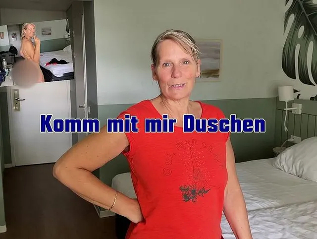 Komm gerne mit mir Duschen