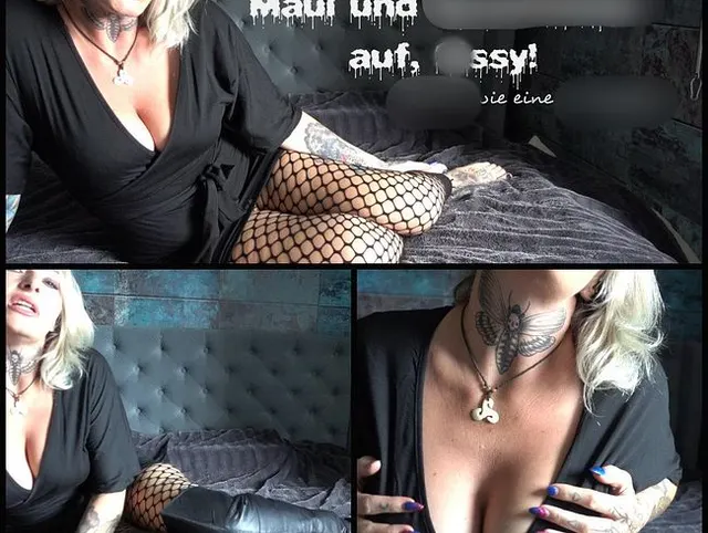 Maul & Arschfotze auf, Sissy!!