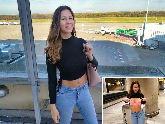 Am FLUGHAFEN abgeschleppt und aufgerissen!
