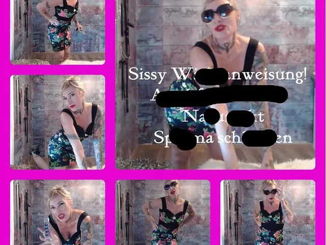 Sissy Wichsanweisung! Arschfotzen Fick+ Natursekt + Sperma schlucken