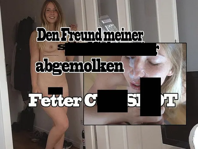 Den Freund meiner stiefSCHWESTER abgemolken. FETTER CUMSHOT!