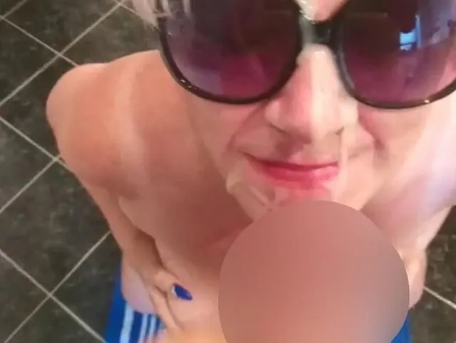 die ganze ladung einfach ins gesicht