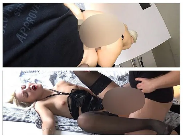Auf dem Bett ficken und Sperma schlucken Teil 2
